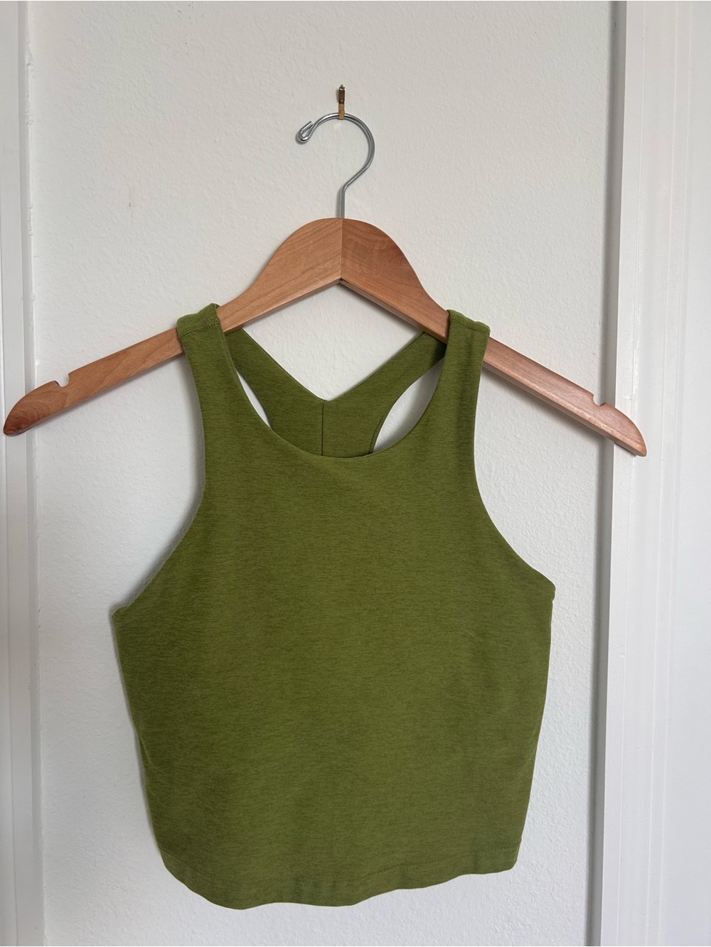 Beyond Yoga Olive Green Spacedye Refocus Tank